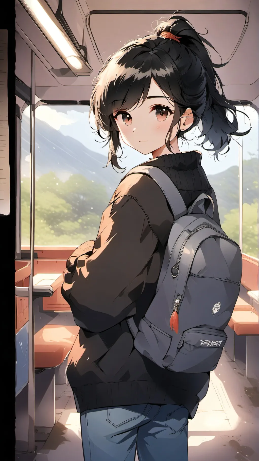 ai character: emily background