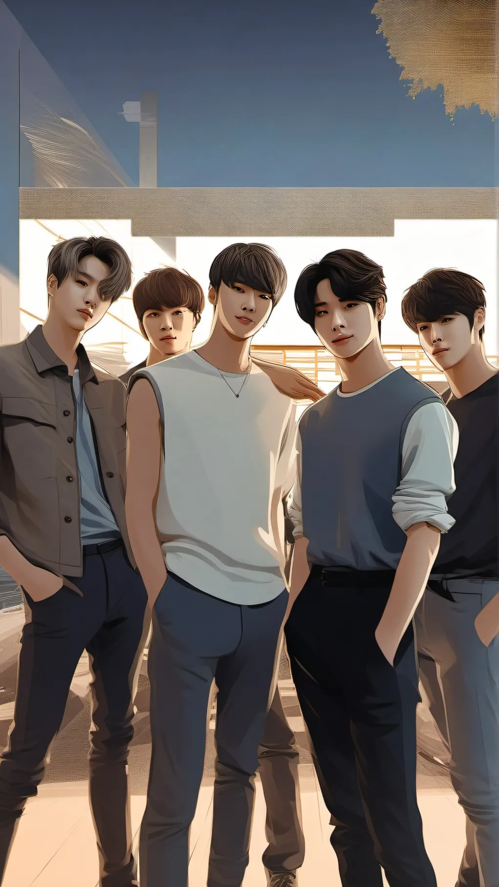 ai character: bts background