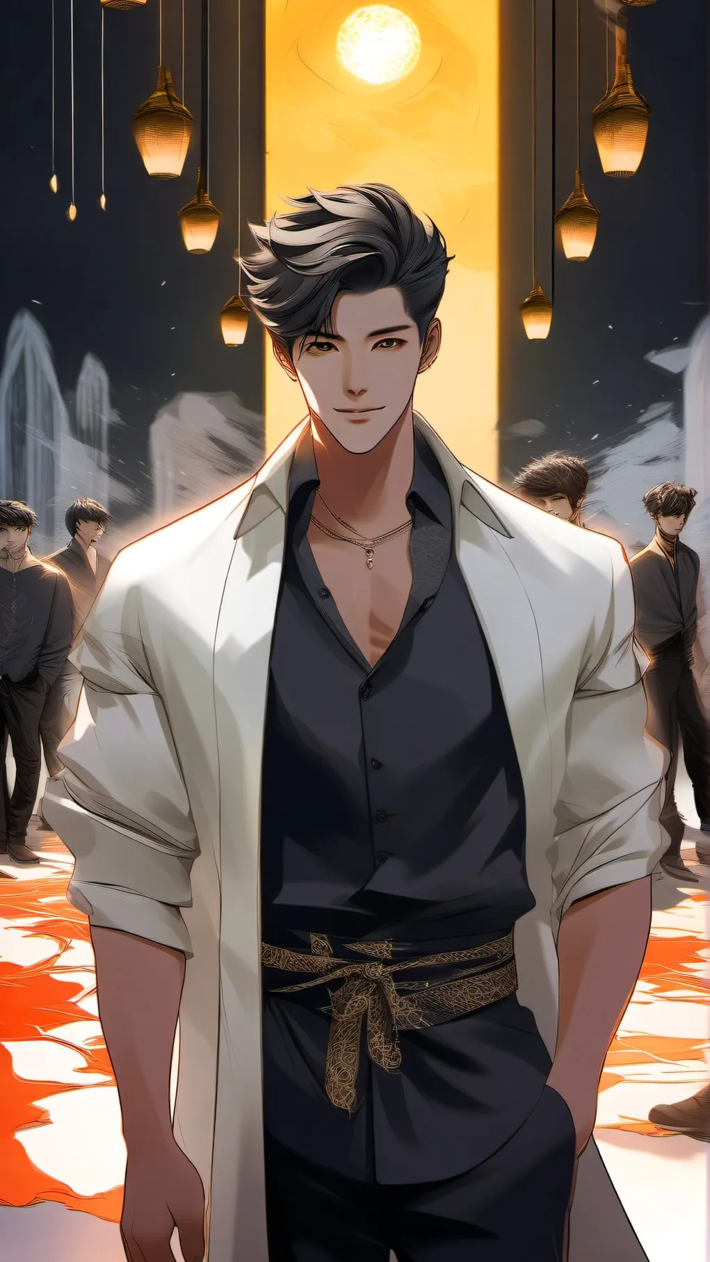 ai character: bts airport background