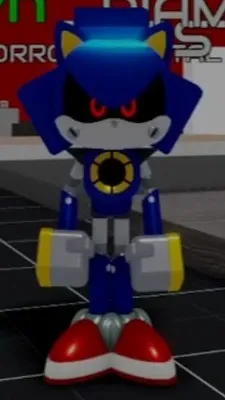 ai character: Metal Sonic (DC) background