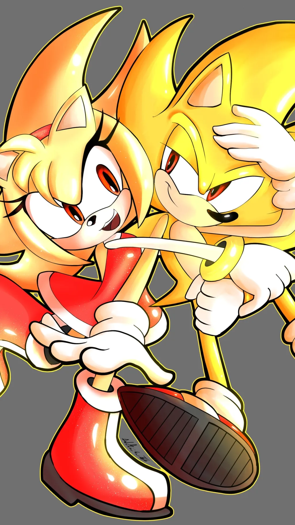 ai character: Super Sonamy background