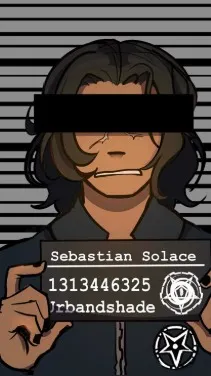 ai character: Sebastian solace🐟 background