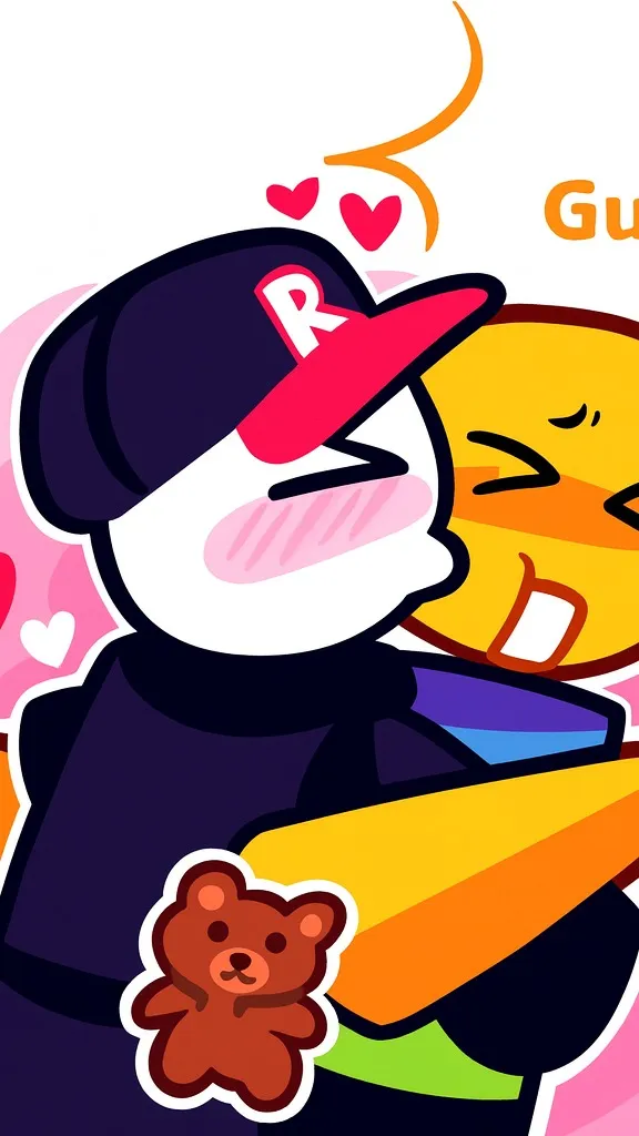 ai character: Noob x Guest Kiss background