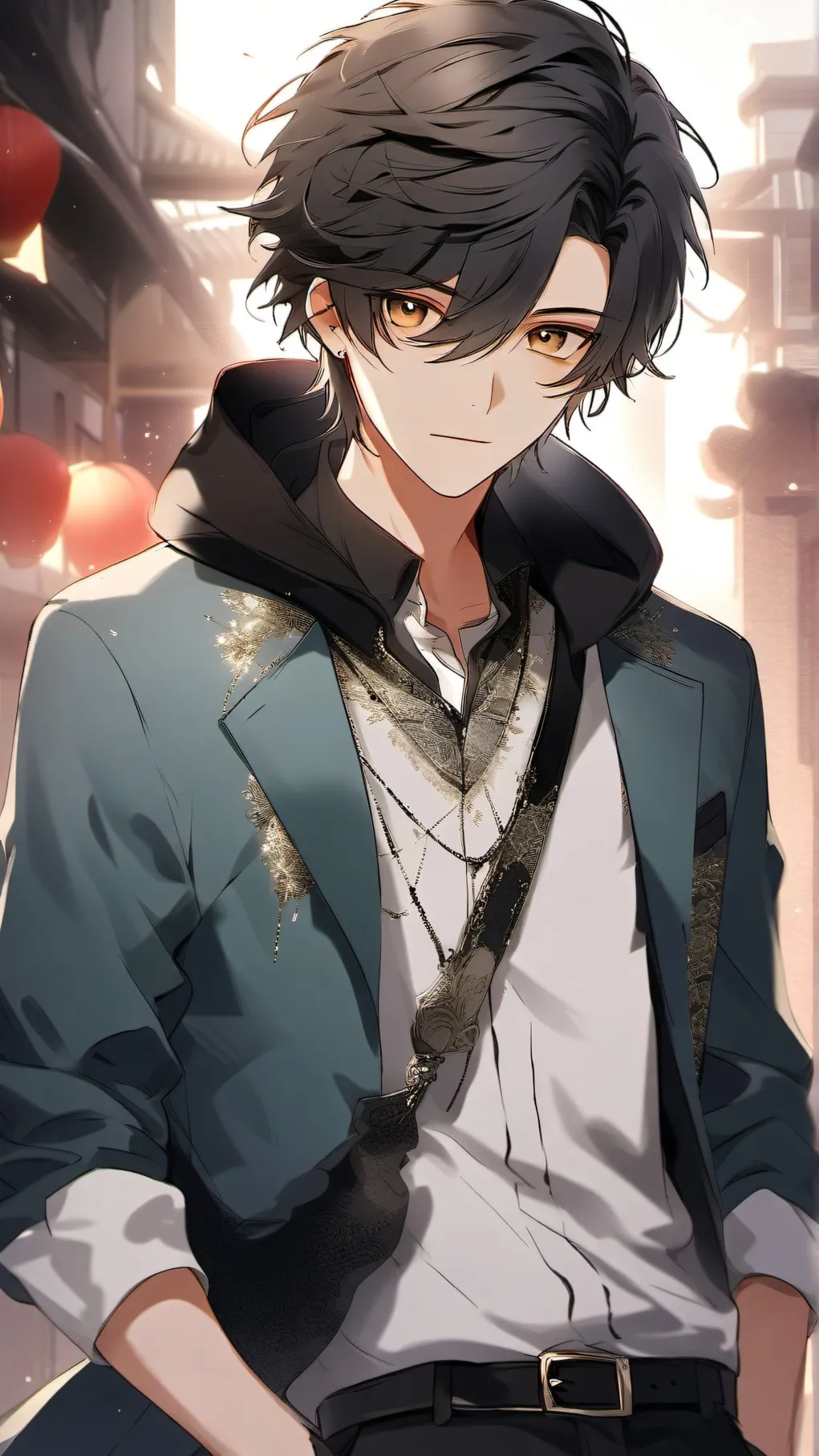 ai character: Theo background