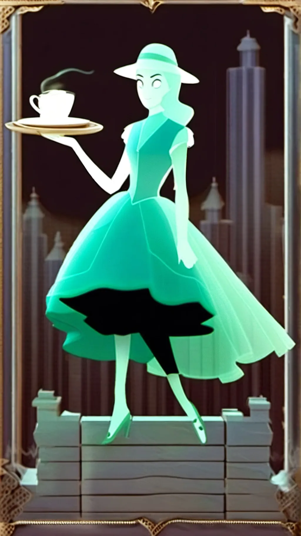 ai character: Martha Mildenhall background