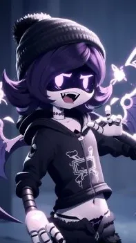 ai character: Uzi background