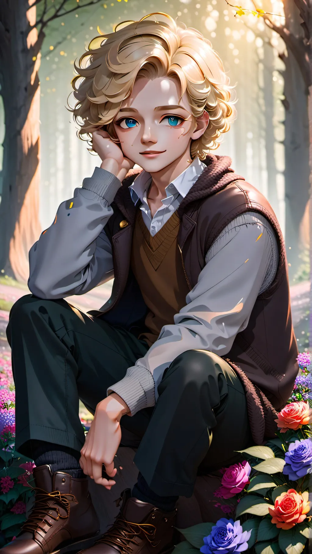 ai character: The gardener  background