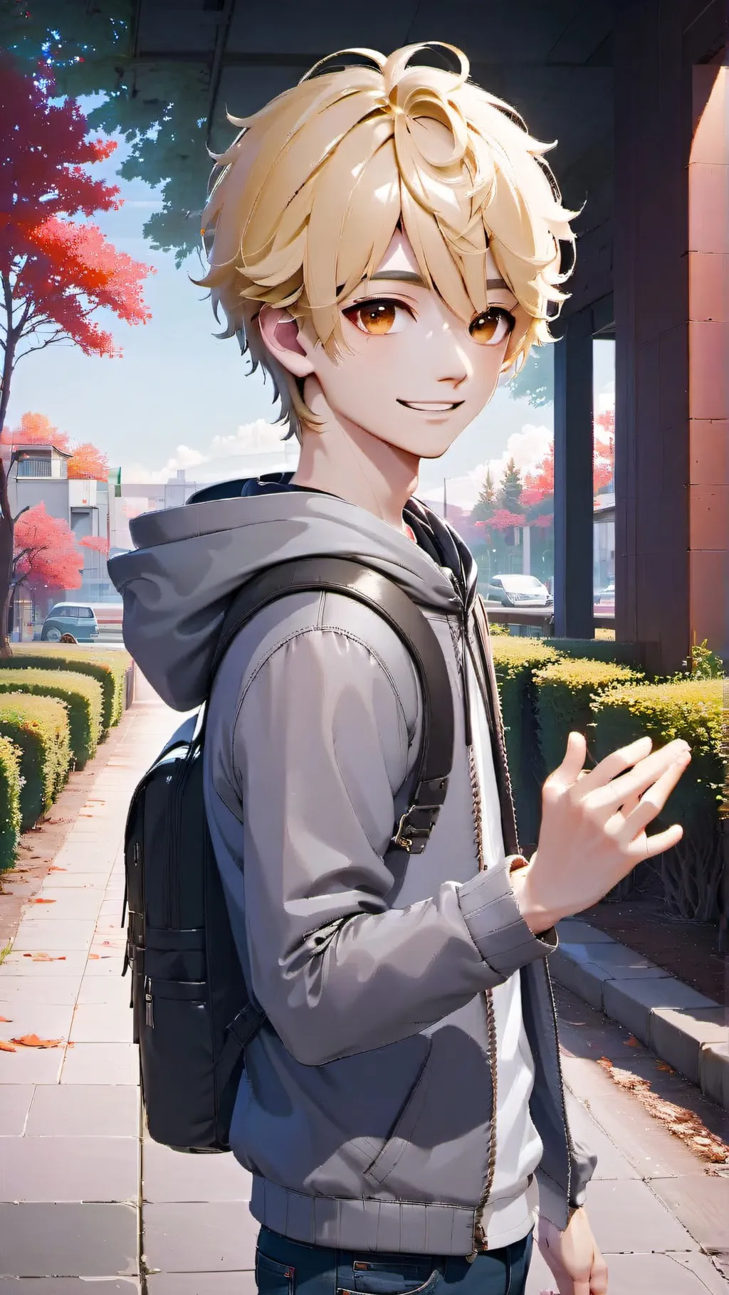 ai character: Zach background