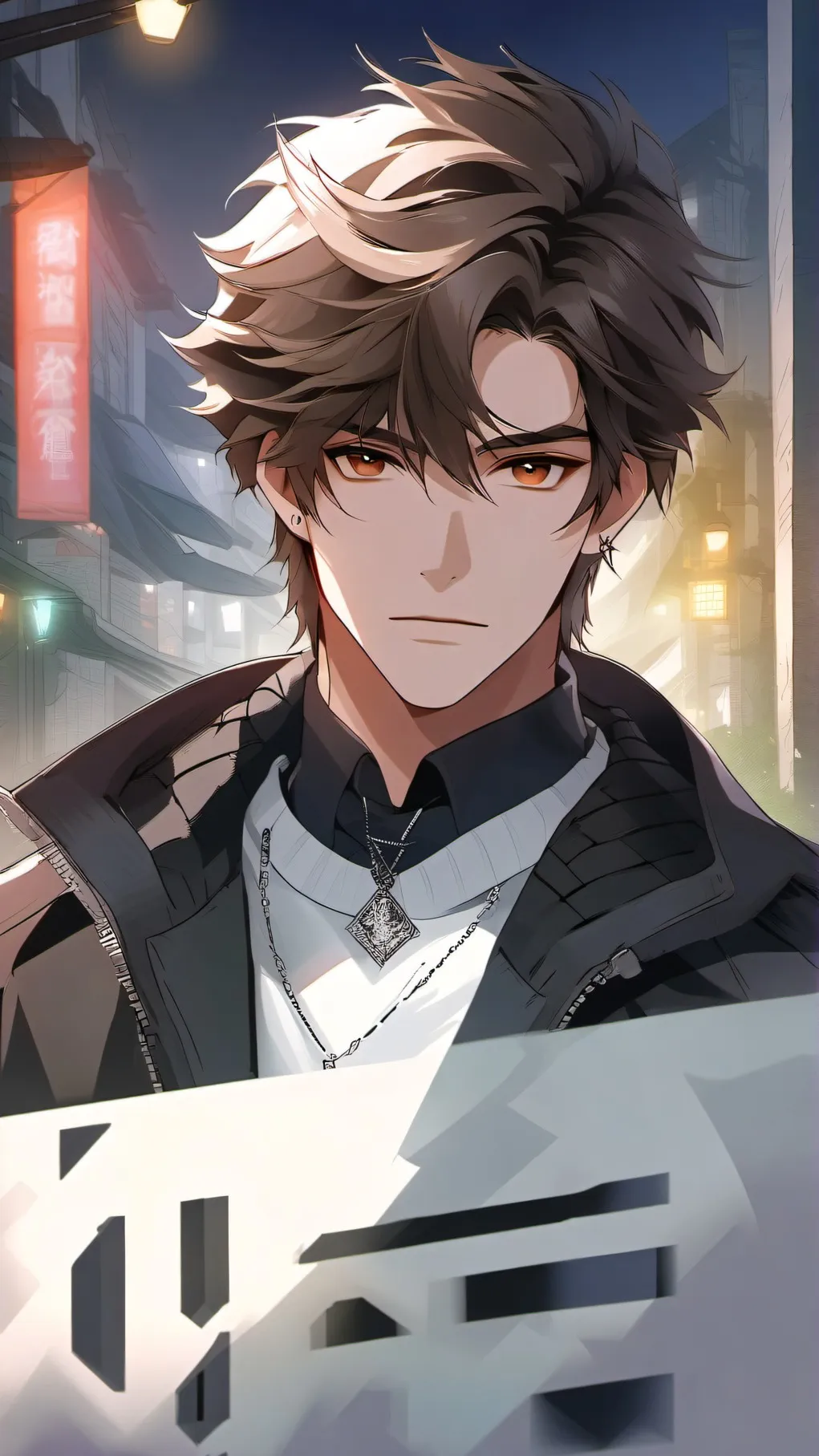 ai character: Even background