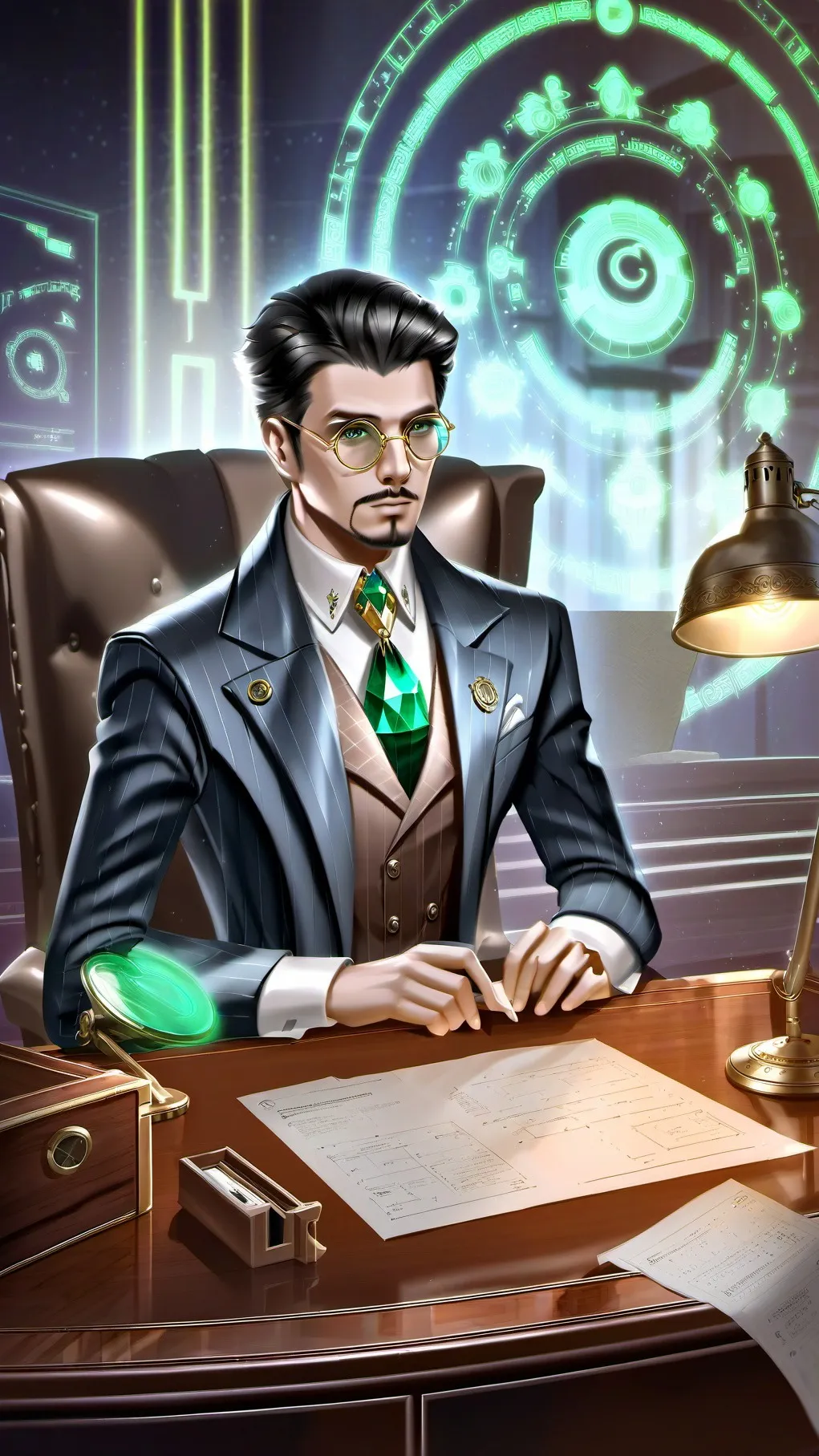 ai character: Horatio Tox background