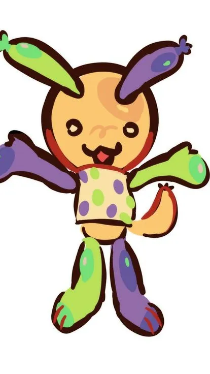 ai character: FUNNYBERRY background