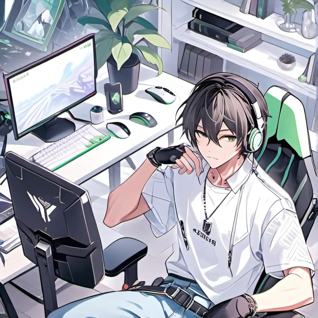 chat with ai character: •○asher○•