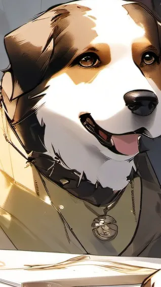 ai character: Dog background