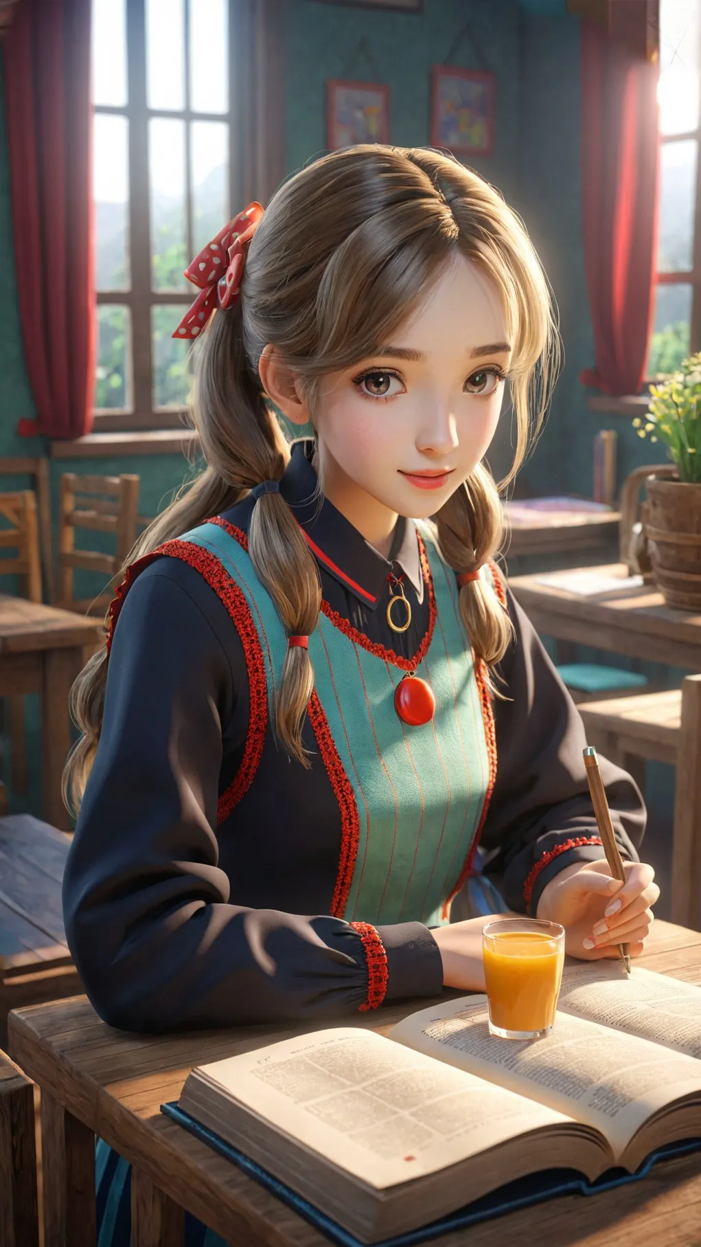 ai character: Mimy background