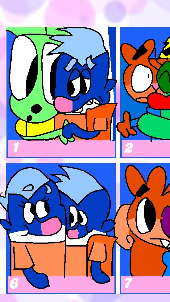 ai character: Basically Cartoons background