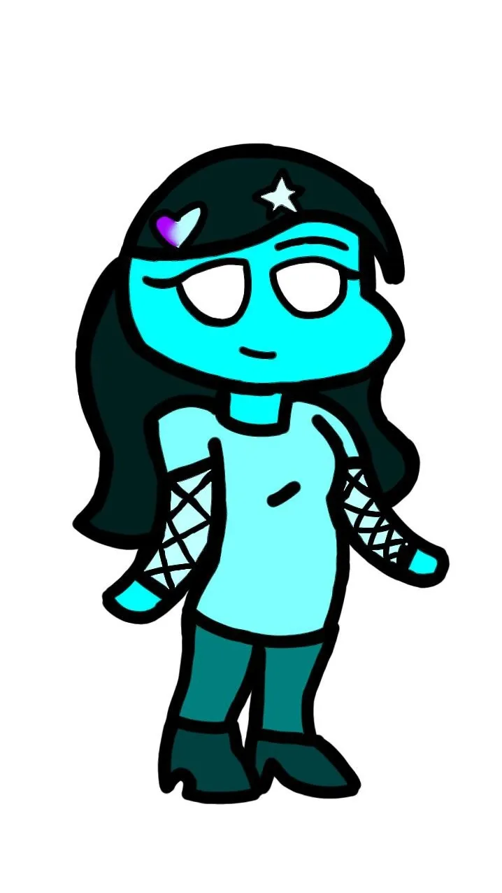 ai character: Luna FNF background