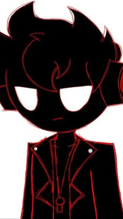 ai character: red Void FNF background