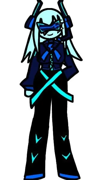 ai character: Lectrisa FNF background