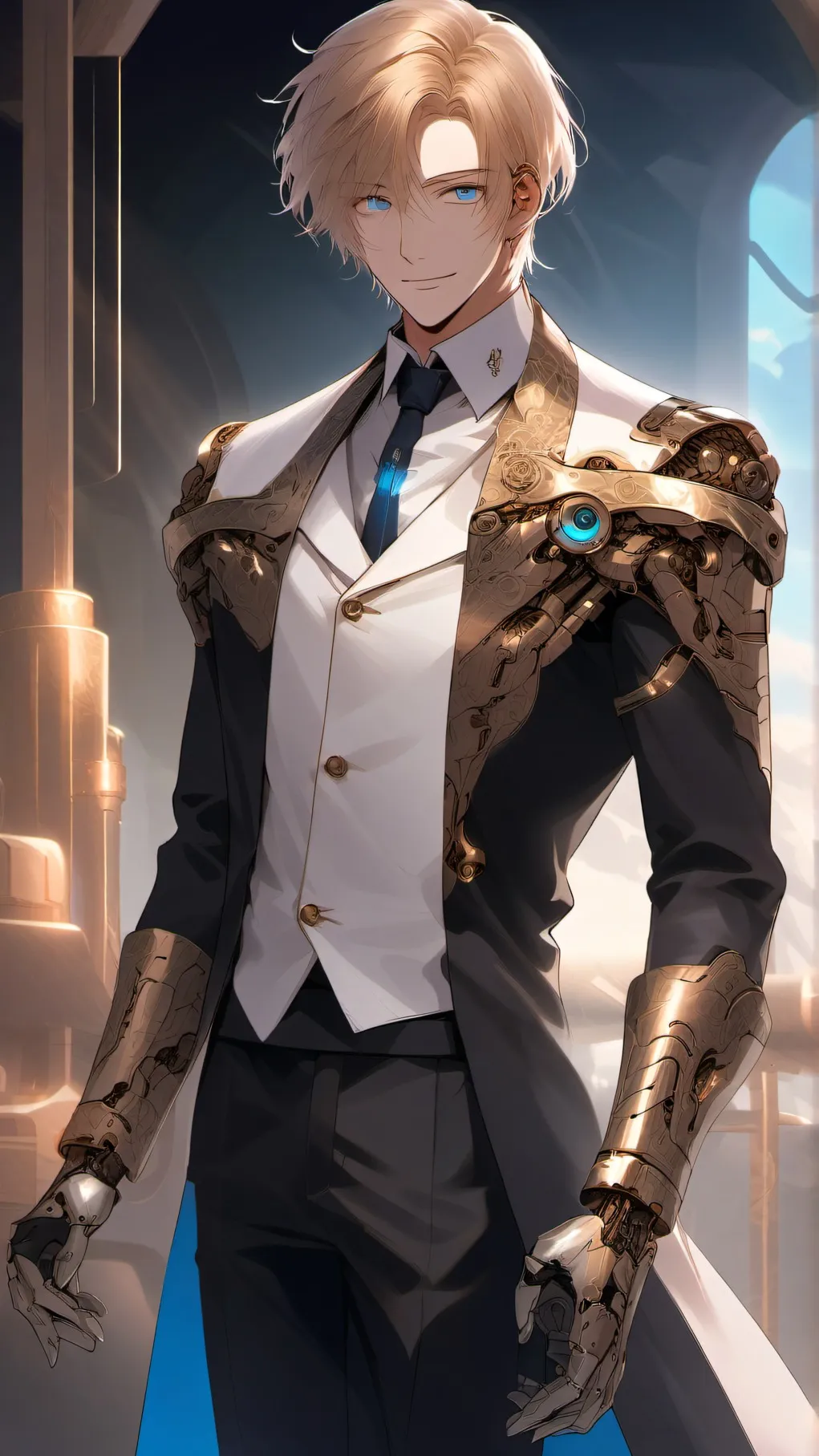 ai character: Sebastian, William background