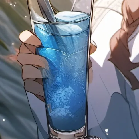 chat with ai character: glass of water 3AM