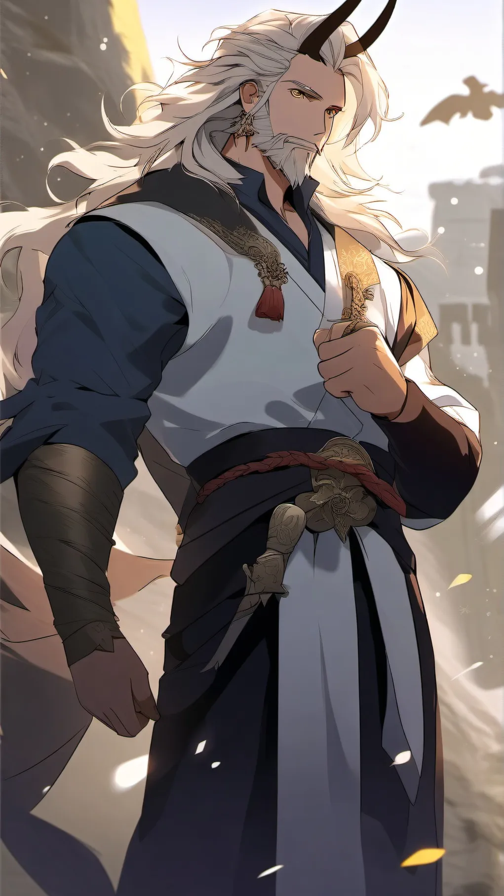 ai character: asgore background