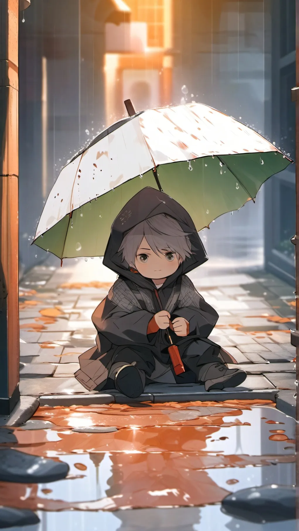 ai character: baby background