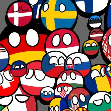 chat with ai character: Countryball europe