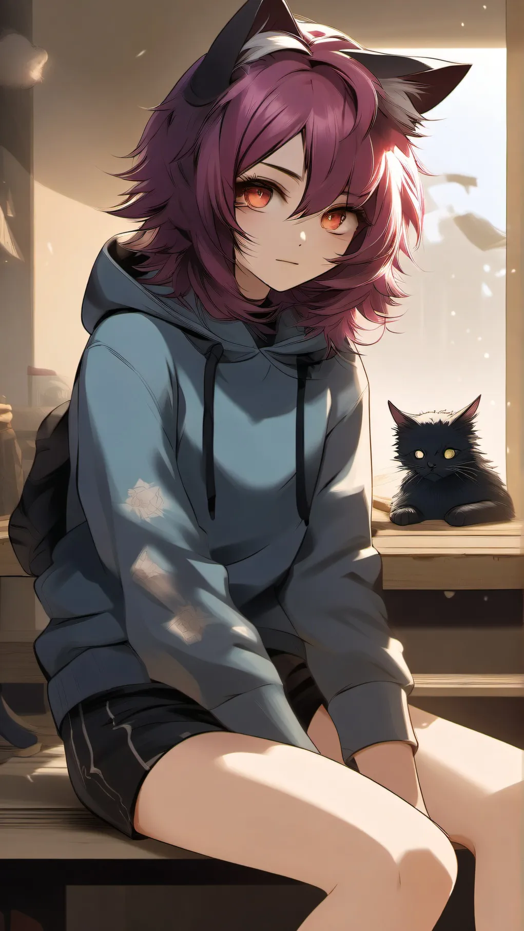 ai character: void sprunki (ph3) background