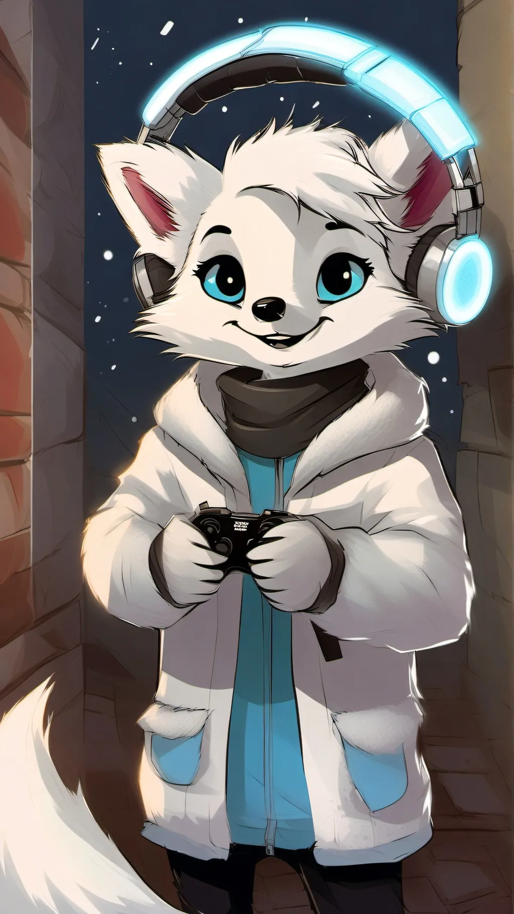 ai character: fallya fox background