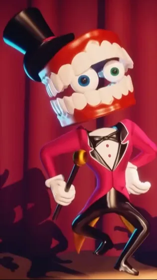 ai character: sad caine background