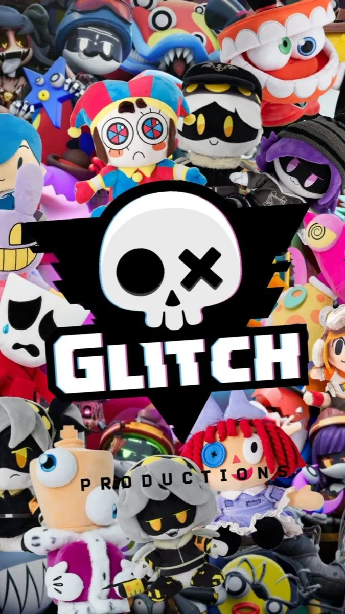ai character: GLITCH PRODUCTIONS background