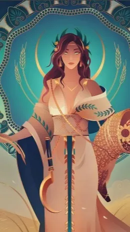 ai character: Demeter background