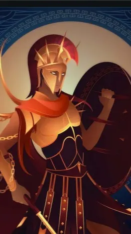 ai character: Ares background