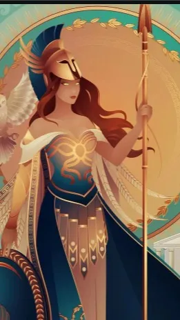 ai character: Athena background