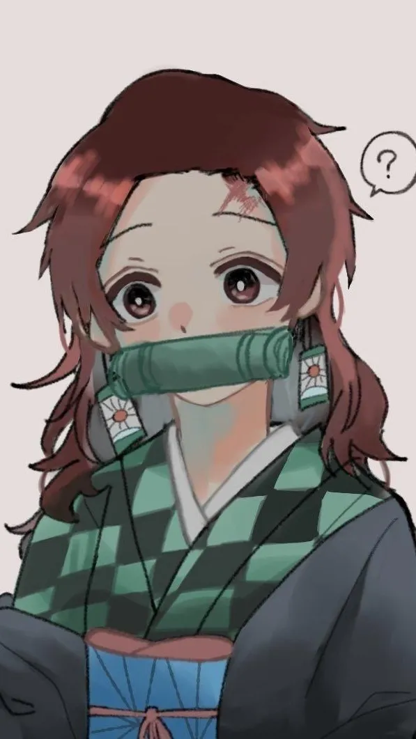 ai character: Demon Tanjiro!!<33 background