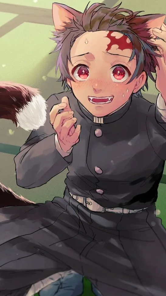 ai character: Kitty Tanjiro!!<33 background