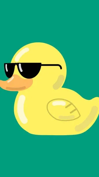 ai character: Duck.. just Duck.. background