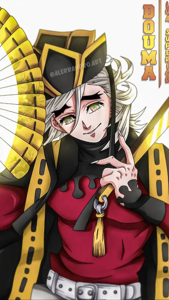 ai character: Douma  background