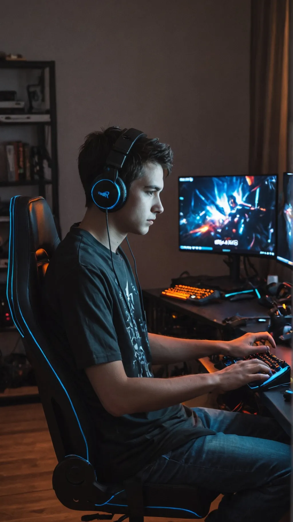 ai character: Year at Hogwarts background