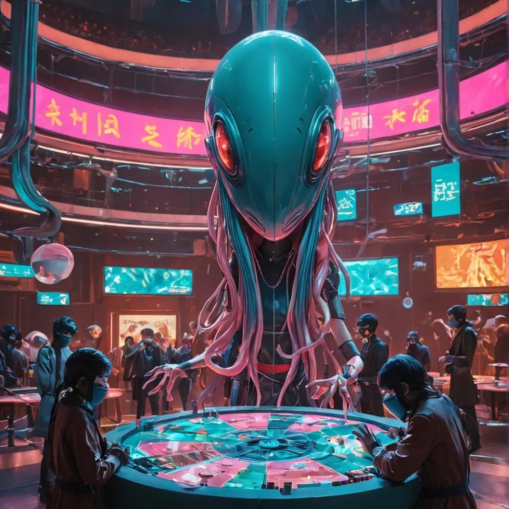 chat with ai character: Ink game