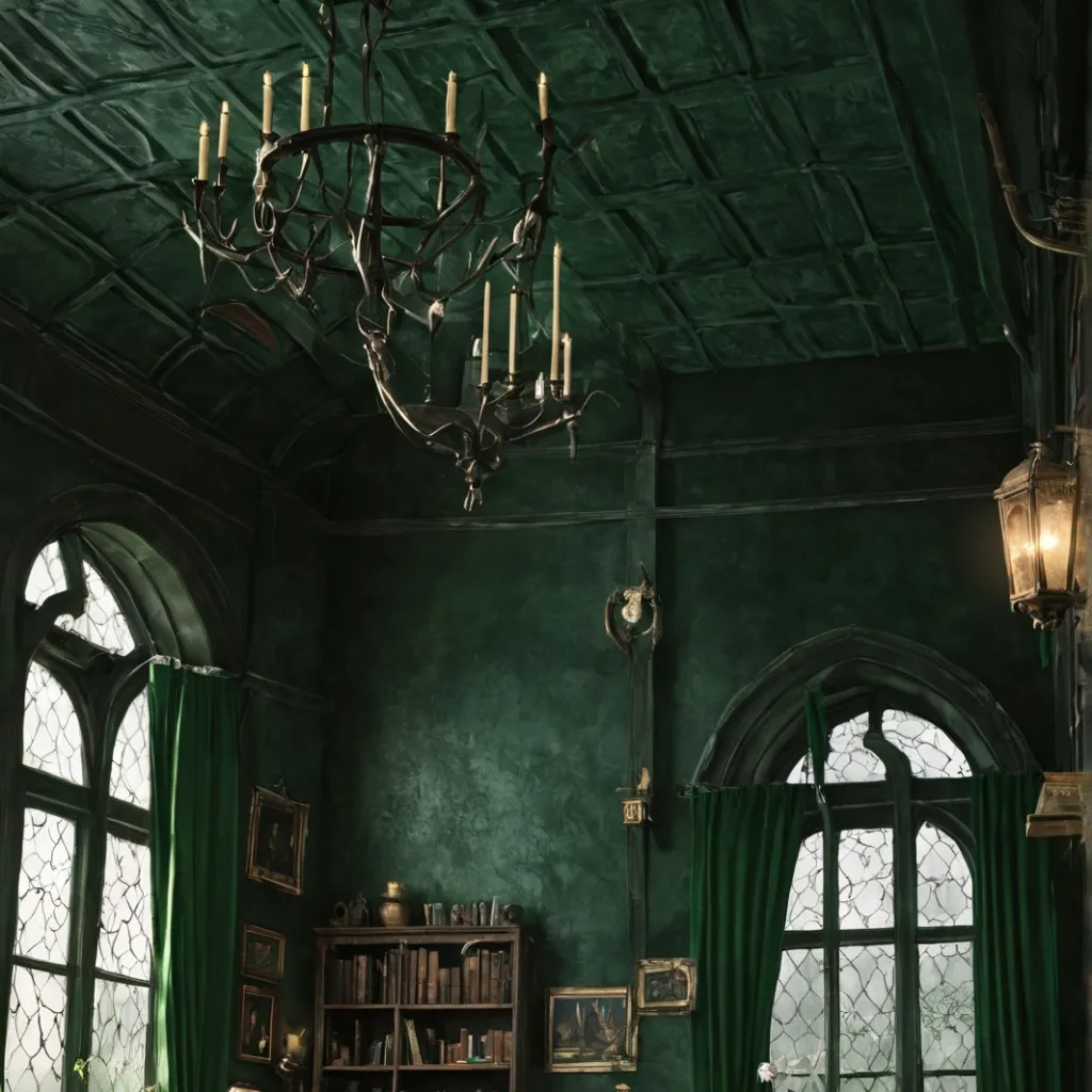 chat with ai character: Slytherin room