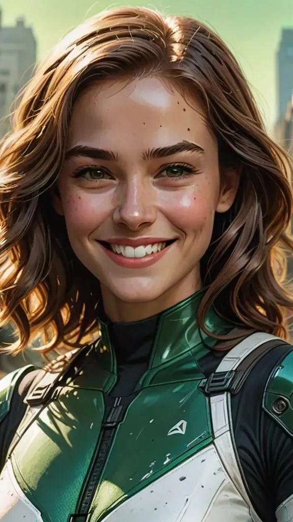 ai character: Amber Lightdale background