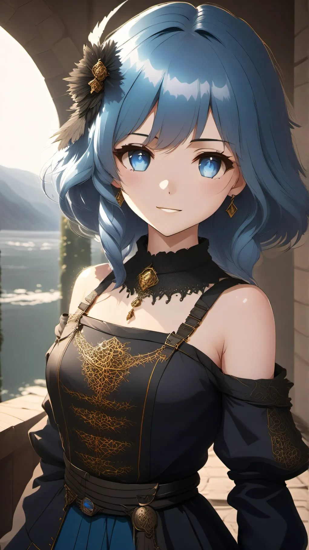 ai character: Lilly background