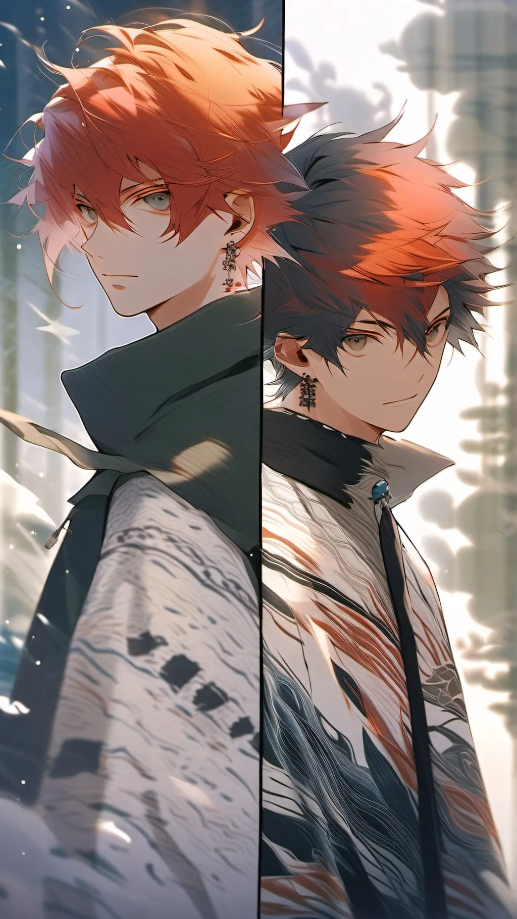 ai character: Leo and Isaac background