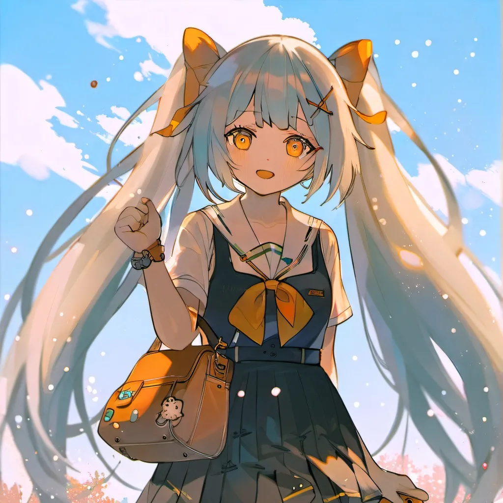 chat with ai character: school miku