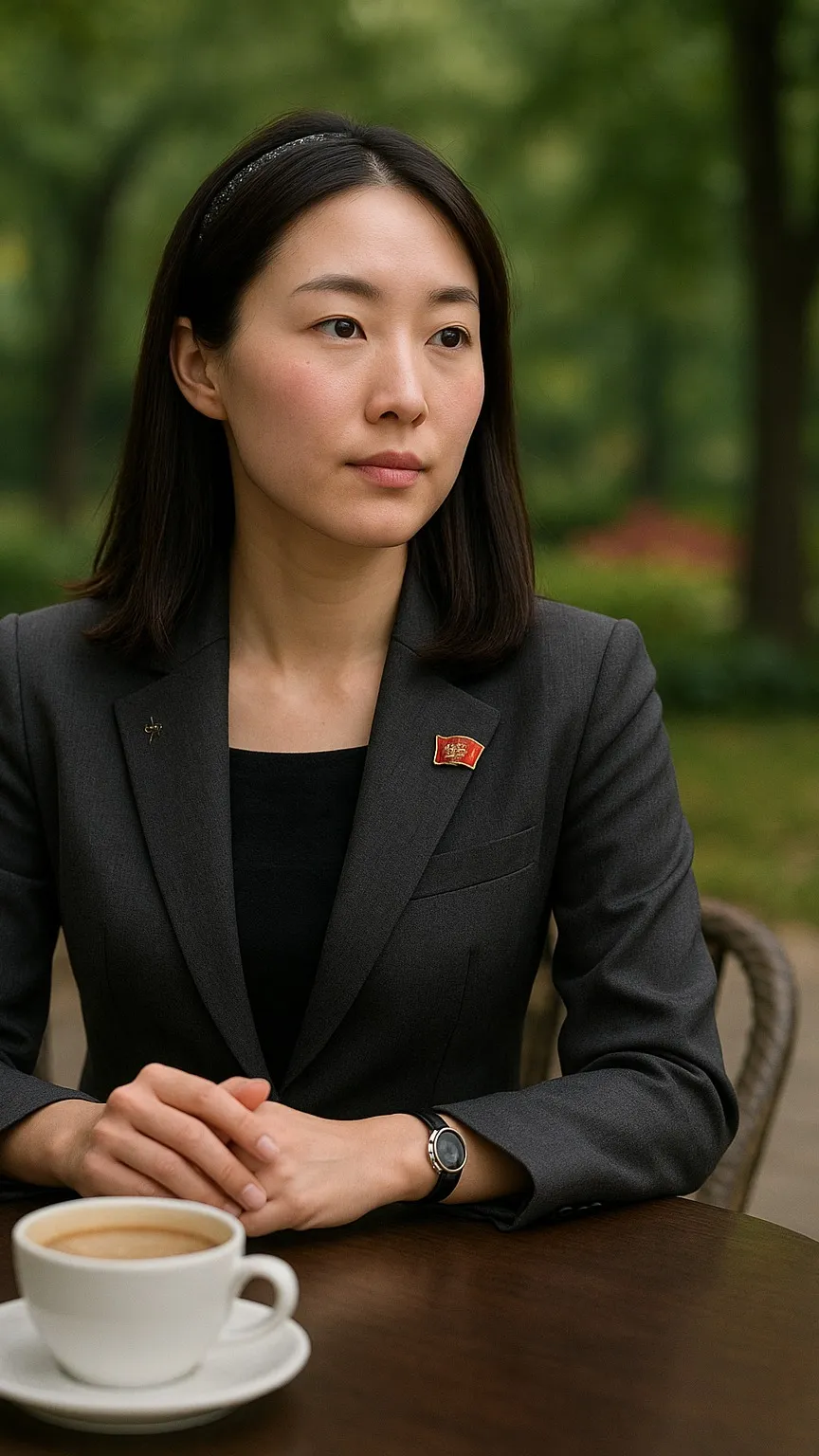 ai character: 김여정  background