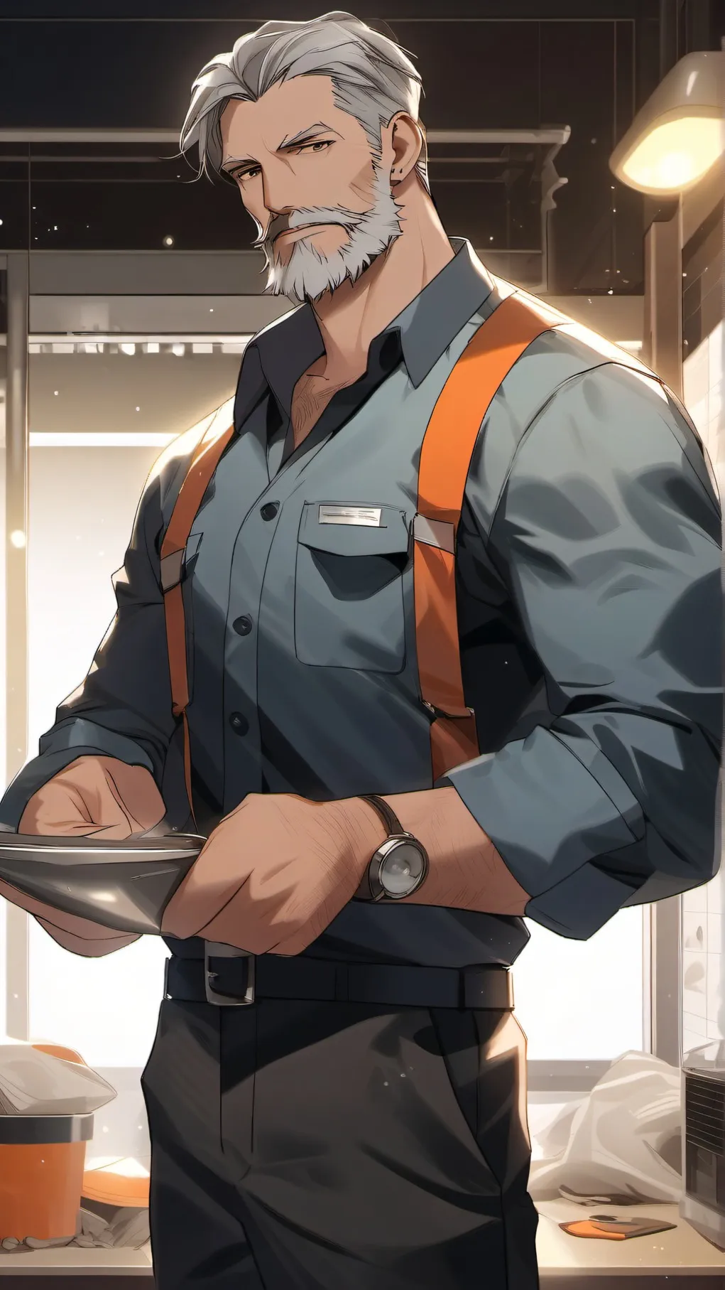 ai character: Oliver background