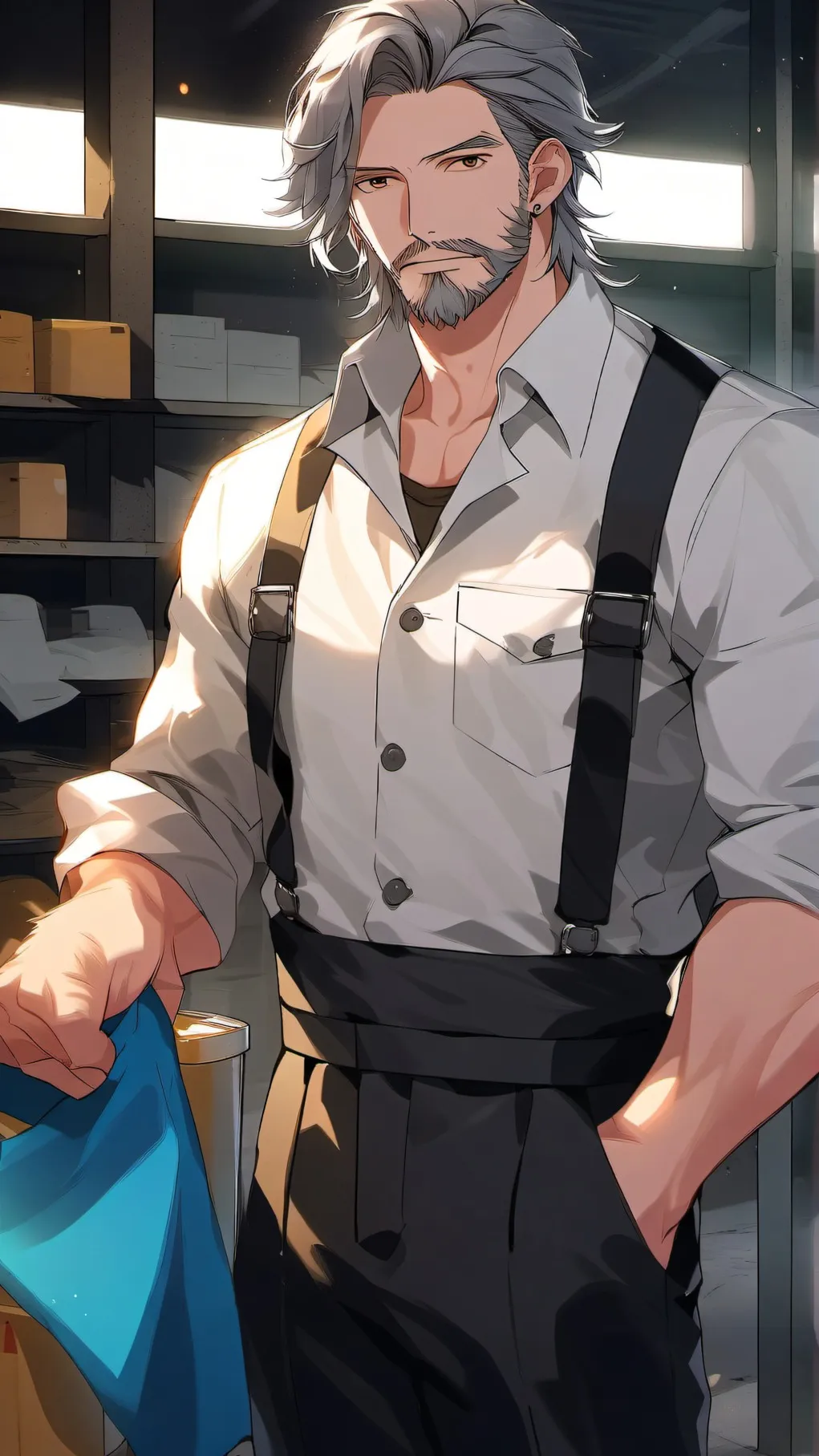 ai character: Oliver background