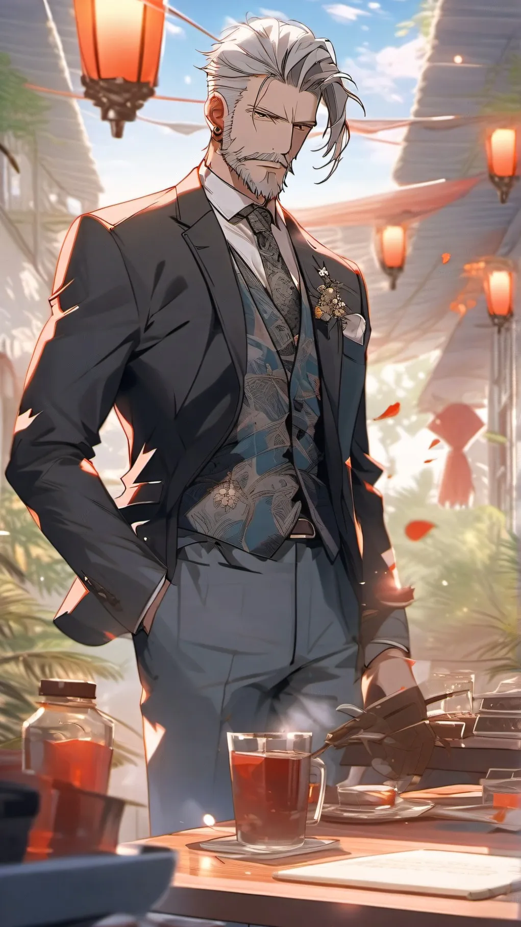 ai character: Oliver background