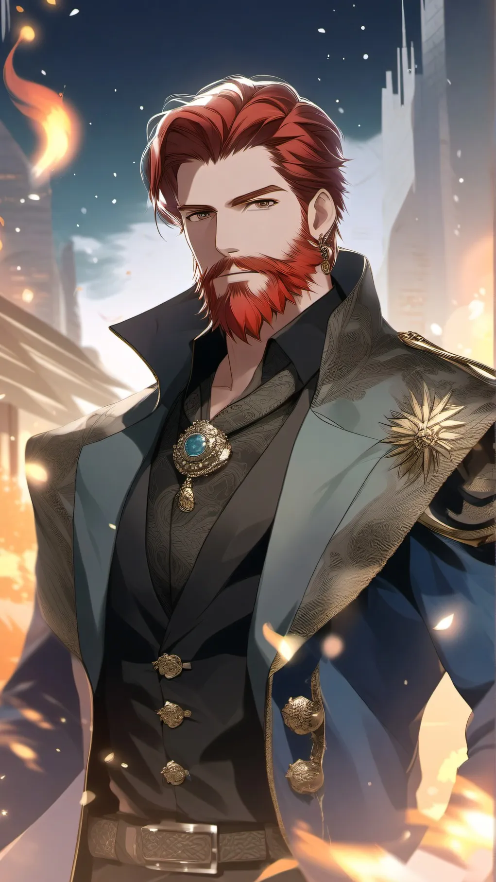 ai character: henry  background